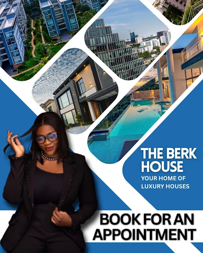 design luxury real estate flyer, and property listing flyer