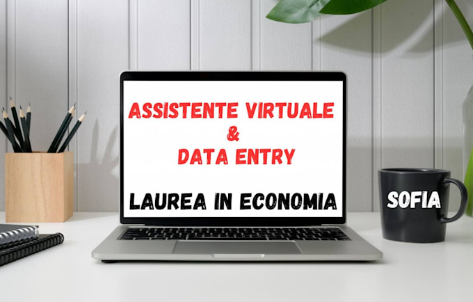 be your virtual assistant for administrative support and data entry