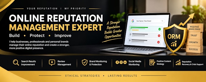 online reputation management, reverse SEO, push down negative listing