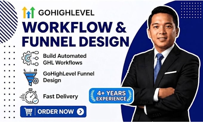 build your gohighlevel workflow, ghl workflow, and gohighlevel funnel design