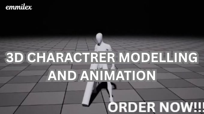 create quality unreal engine 3d models and character animations