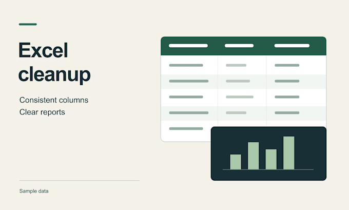 clean, organise and summarise your excel or CSV data