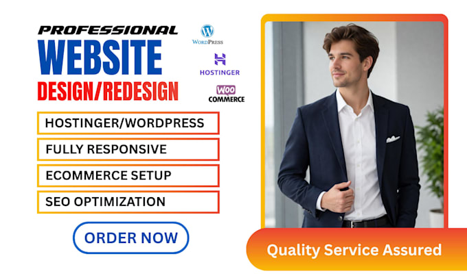 design or redesign hostinger website or wordpress website for coaches and saas