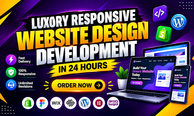 build luxury website design and website development