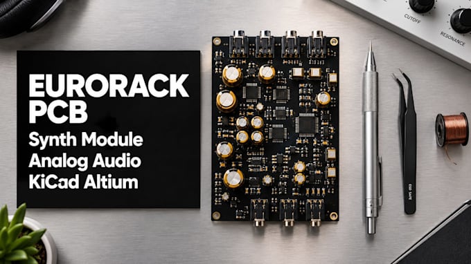 design eurorack synthesizer synth module analog audio pcb