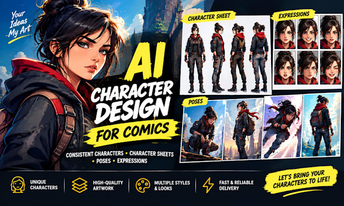 create consistent ai characters for comics