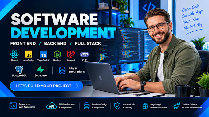 software development, front end backend developer, full stack developer