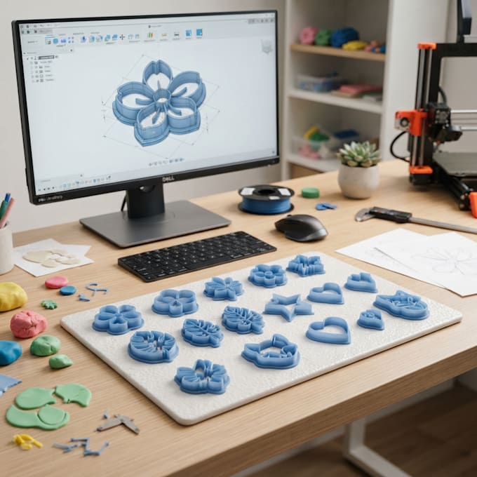design custom 3d clay cutters for 3d printing