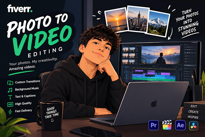 edit photos to videos or add effects to pictures