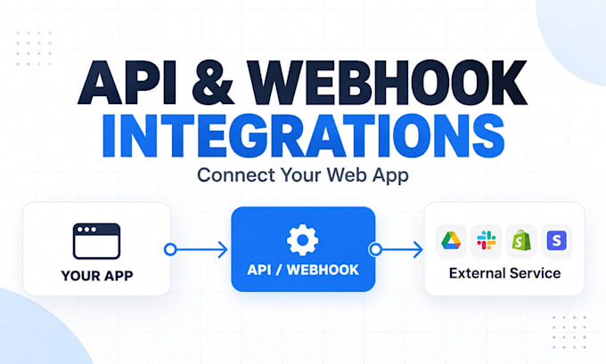integrate apis and webhooks into your web app