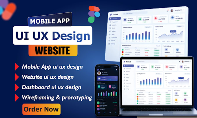create a modern and responsive website UI UX design in figma