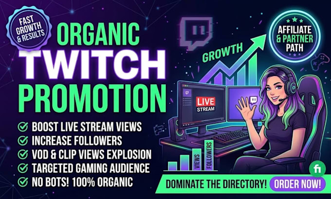 do twitch channel promotion