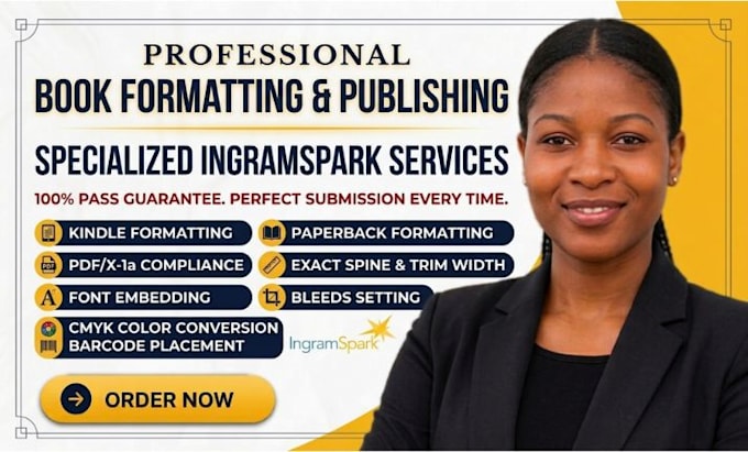 format book interior and cover for ingramspark preflight approval