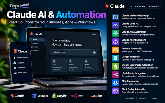 redesign claude code fix claude ai claude automation claude agent shopify ecomme