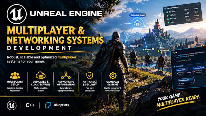 develop unreal engine 5 gameplay systems and features