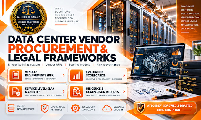 prepare a data center vendor comparison and assessment report
