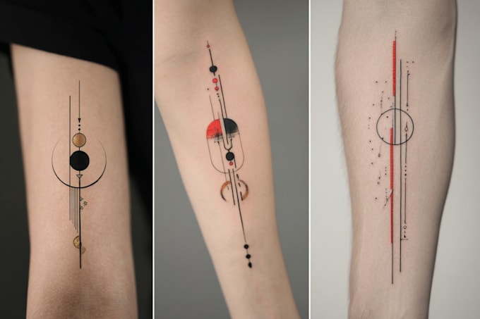 design a modern and minimalist tattoo design
