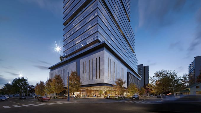 create HD exterior architectural renders