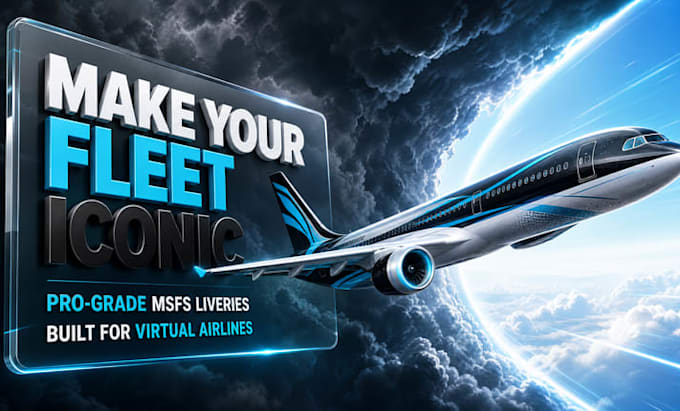 create custom livery, airplane livery, msfs livery design for msfs 2024
