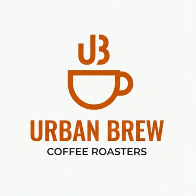 design a simple minimalist flat logo for your brand