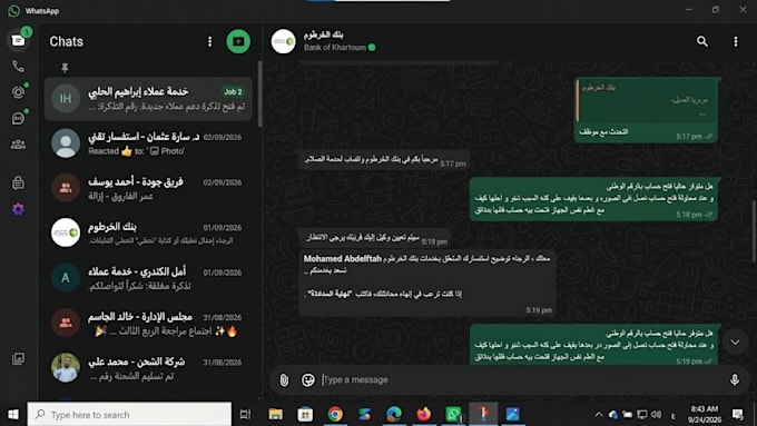 provide expert arabic live chat support and customer service