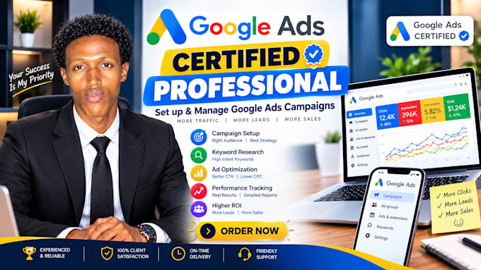 set up and manage google ads campaigns