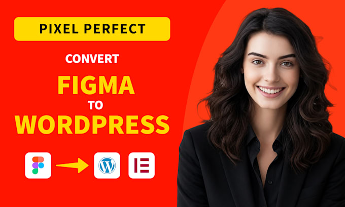convert figma or image to wordpress using elementor