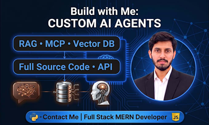 build a custom ai agent with rag, mcp and vector database