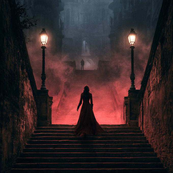 make fantasy book cover, thriller book cover design