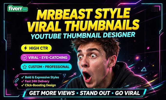create extreme mrbeast style viral youtube thumbnails