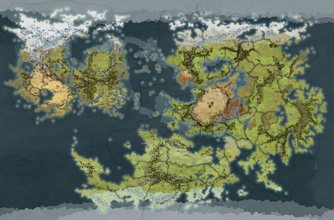 draw a map illustration for your project