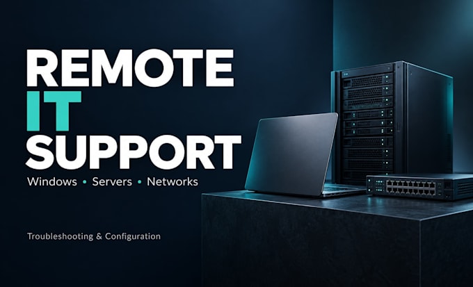 provide remote IT support and troubleshoot windows issues