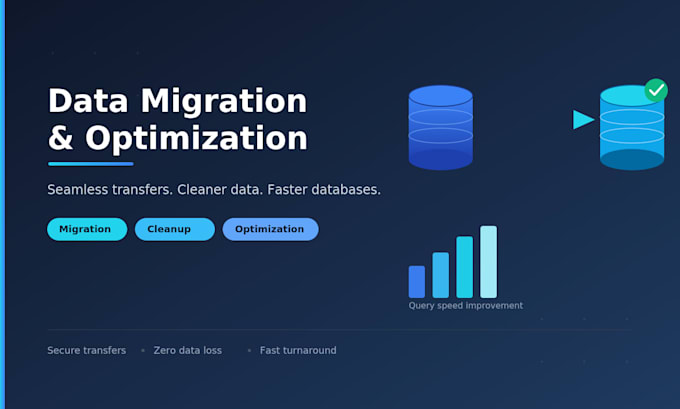 handle database migration, cleanup, and optimization,data management