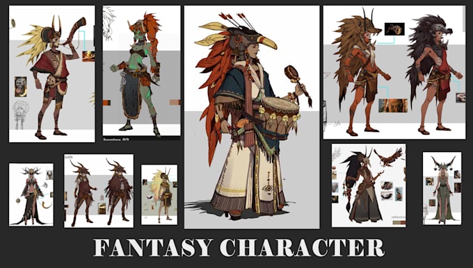 do stylized and amazing characters for you