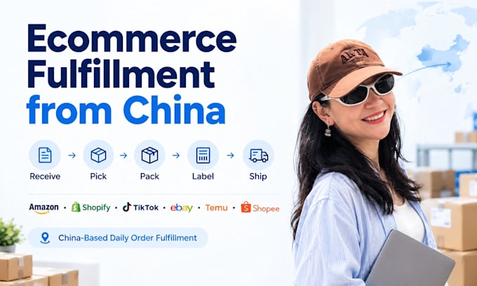 do order fulfillment, order processing amazon, shopify, ecommerce manager