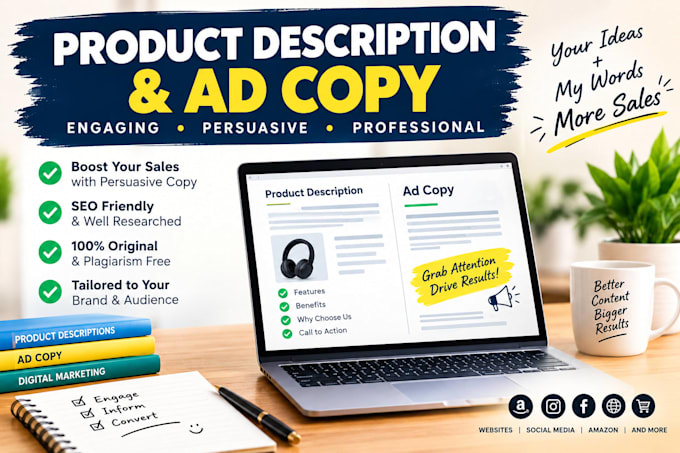 write high converting ai product description and ad copy