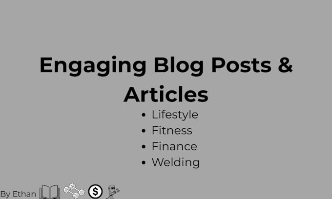 write engaging blog posts and articles on lifestyle