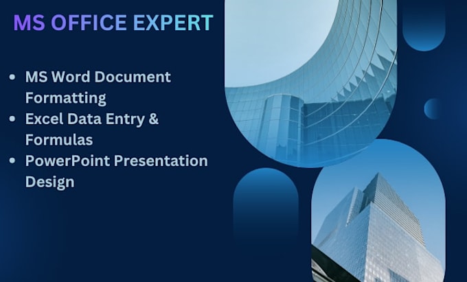 do ms word formatting and power point design