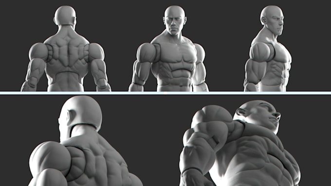 do custom 3d toy model, figurines, 3d animation, game vfx,bjd and poseable model