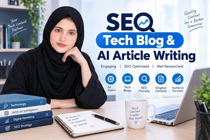 write SEO optimized tech blog posts and technology articles