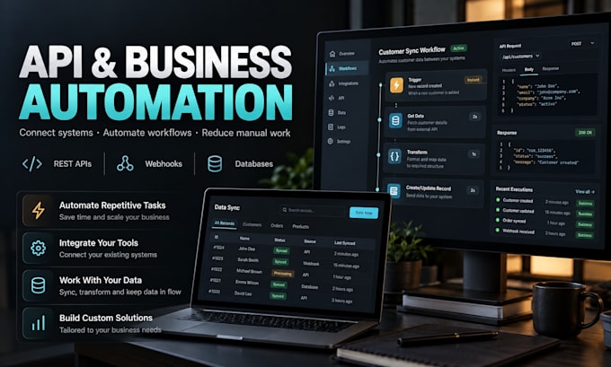integrate apis and automate your business workflows