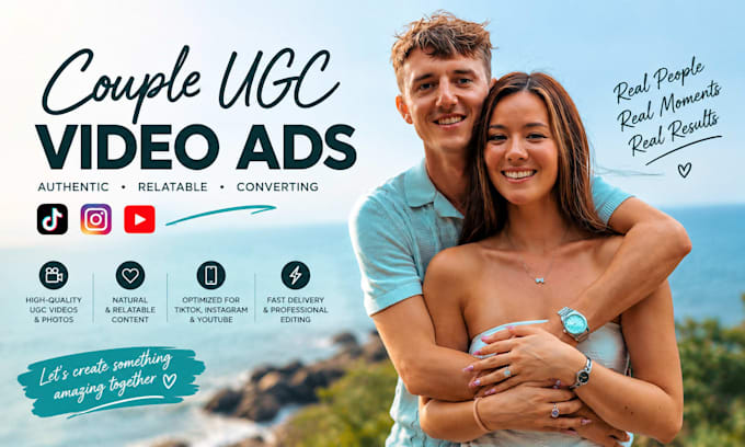create couple ugc video spokesperson content for your brand