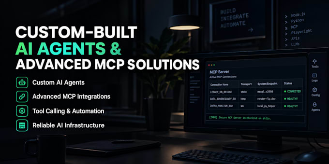 build custom ai agents and mcp integrations