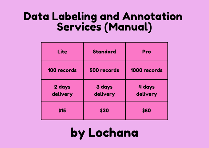 provide data labeling and annotation services