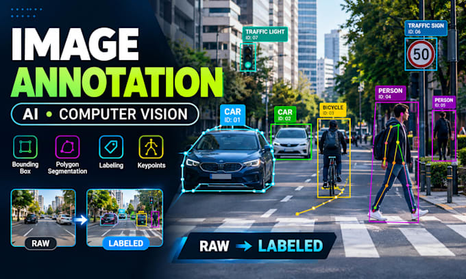 do image annotation and labeling for ai computer vision