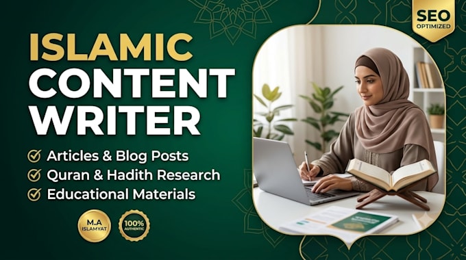 write islamic and quranic blog post and article