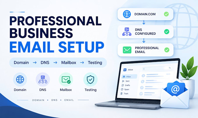 set up your domain and professional business email