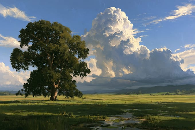 paint oil painting landscape
