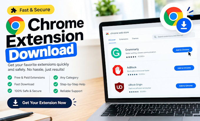 help in crease your chrome extension downloads