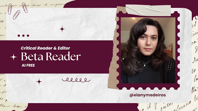 review your manuscript as a critical reader and beta reader